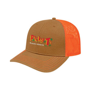 Ricky Ts Hat - Brown and Orange
