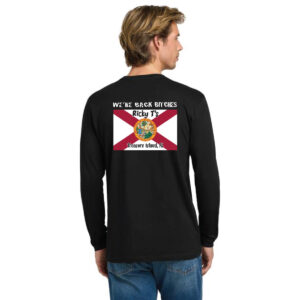 Long Sleeve Flag Shirt Black