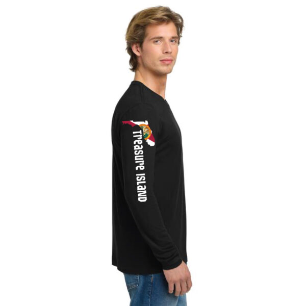 Long Sleeve Flag Shirt Black Side