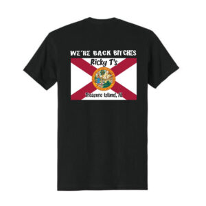 Florida flag short sleeve shirt Black