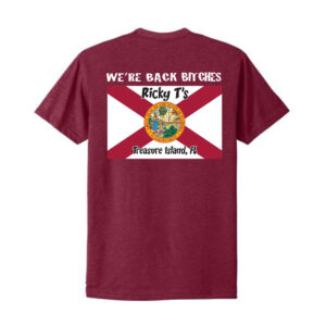 Florida Flag short sleeve shirt Cardinal