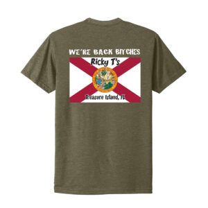 Florida Flag short sleeve shirt Military Green