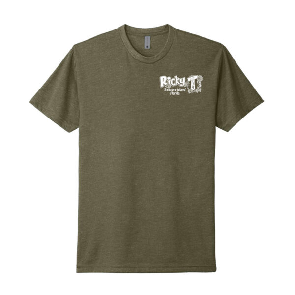 Florida Flag Short Sleeve Shirt - Military Green - Image 2