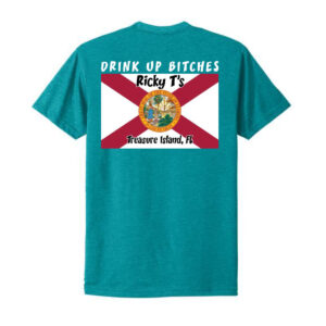 Short Sleeve Flag 2 Teal B