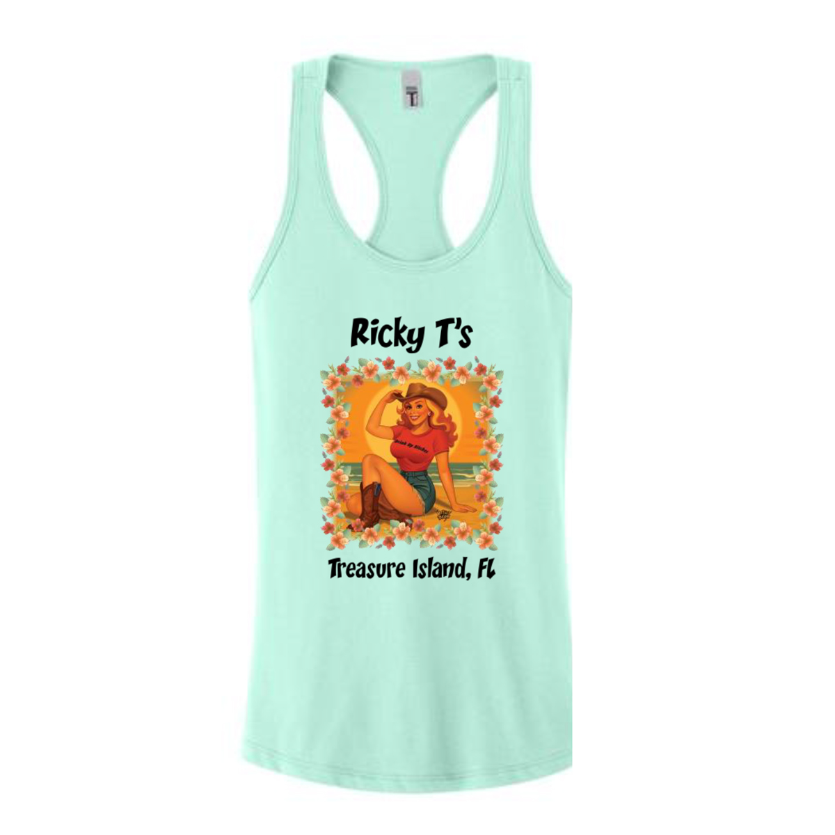 Tanktop Pin Up Girl 7 Mint F
